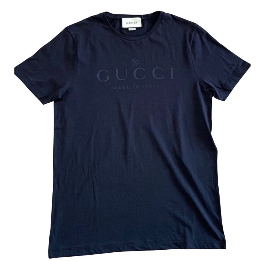 GUCCI Classic logo TShirt ( Navy Blue )
